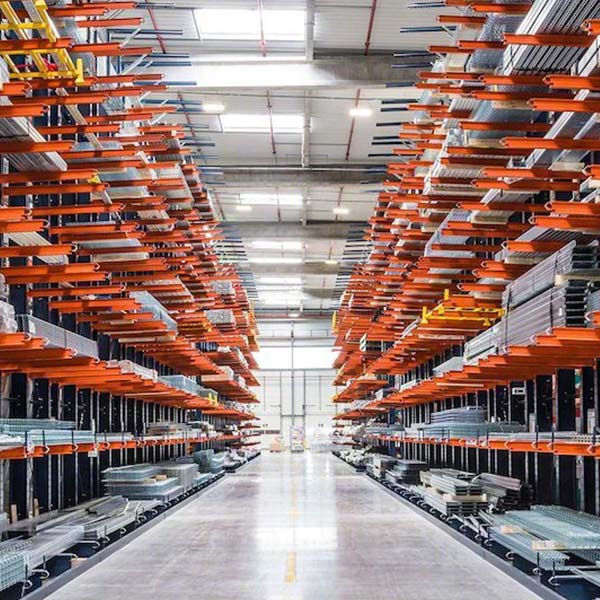 Mild Steel Cantilever Racking System in Baton Rouge Louisiana