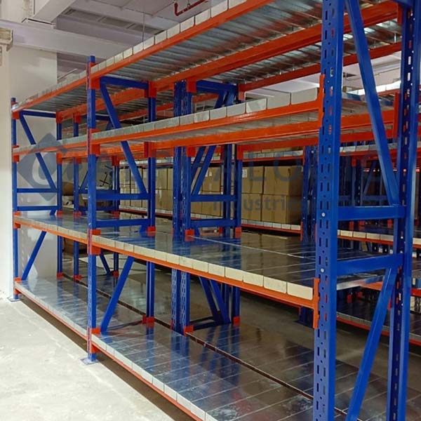 Mild Steel Storage Racks Heavy Duty Long Span Shelving Rack, For Warehouse in Bekasi