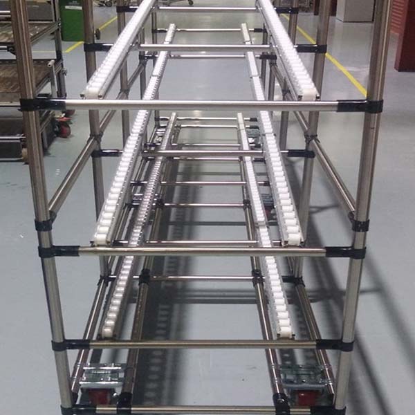 Polished Gray Pipe And Joints System - Fifo Rack in Brazil